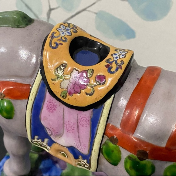 Vintage Chinese Tang Dynasty War Horse Ceramic Figurine - Picture 10 of 13